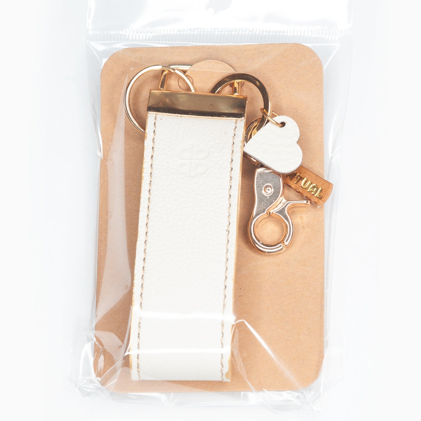 Pontual Handmade keychain - PKC-0K1 -White