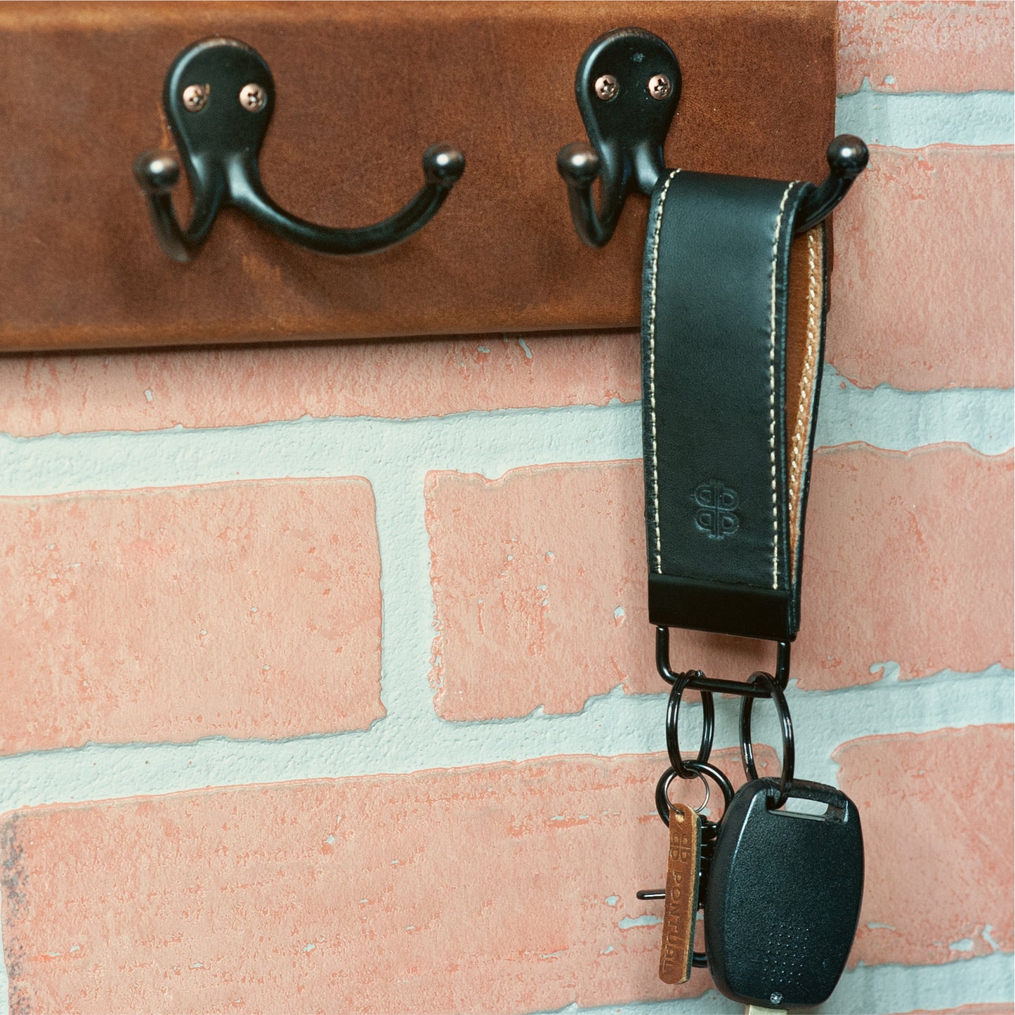 Pontual Handmade keychain - PKC-0K1 Black