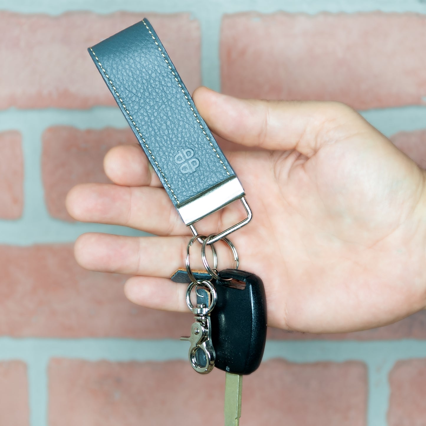 Pontual Handmade keychain - PKC-0K1 Gray
