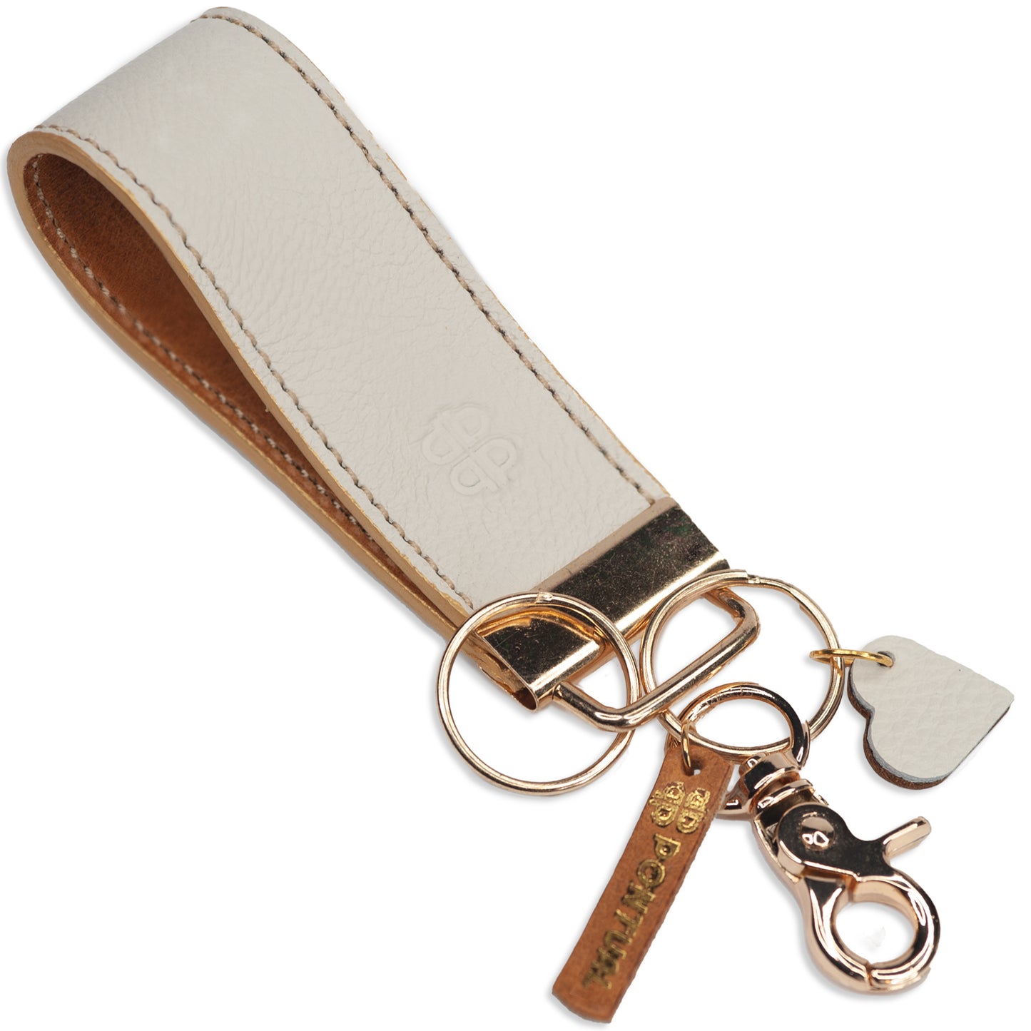 Pontual Handmade keychain - PKC-0K1 -White