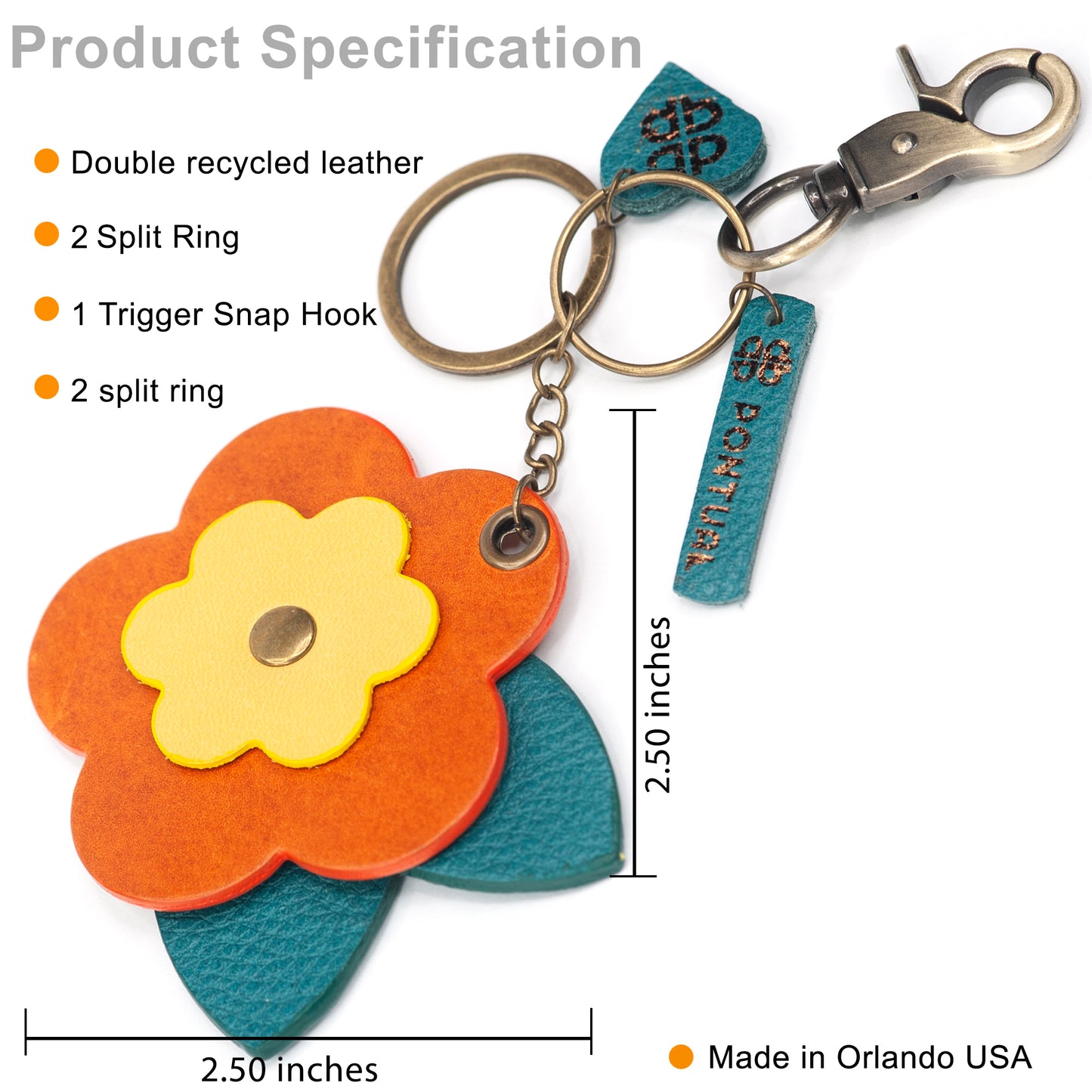 Pontual Handmade keychain - PKC-0K24 Flower 1